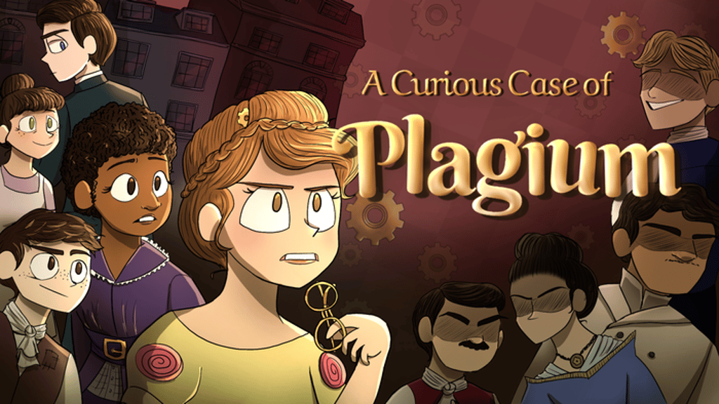 Plagium: An Illustrated Steampunk Cozy Mystery Novel