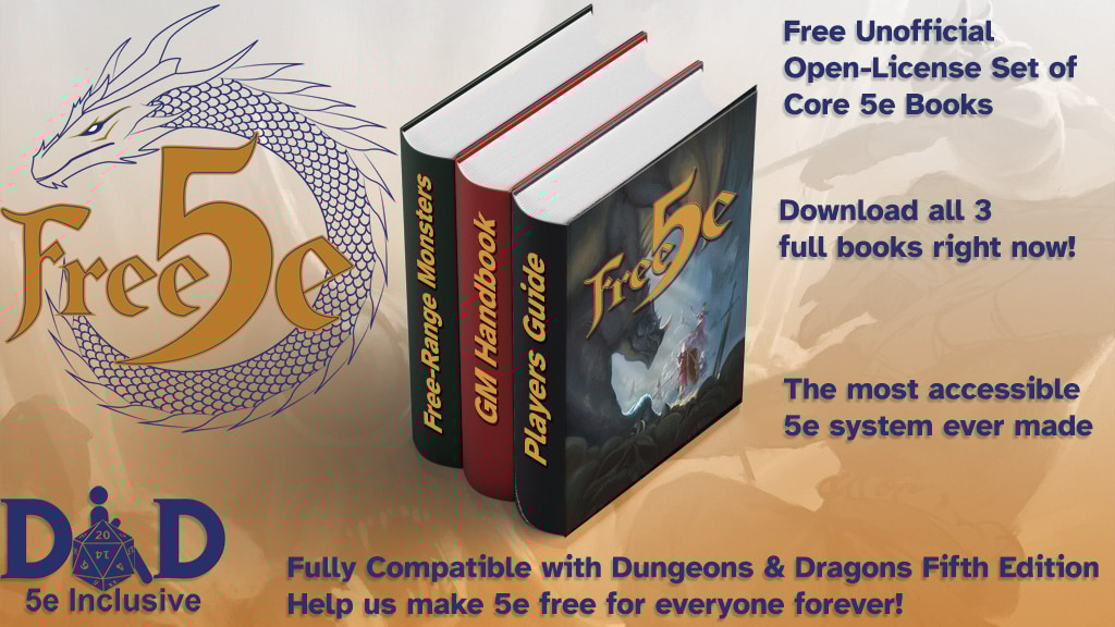 Free5e: A Free Open-Source Dungeons and Dragons Alternative