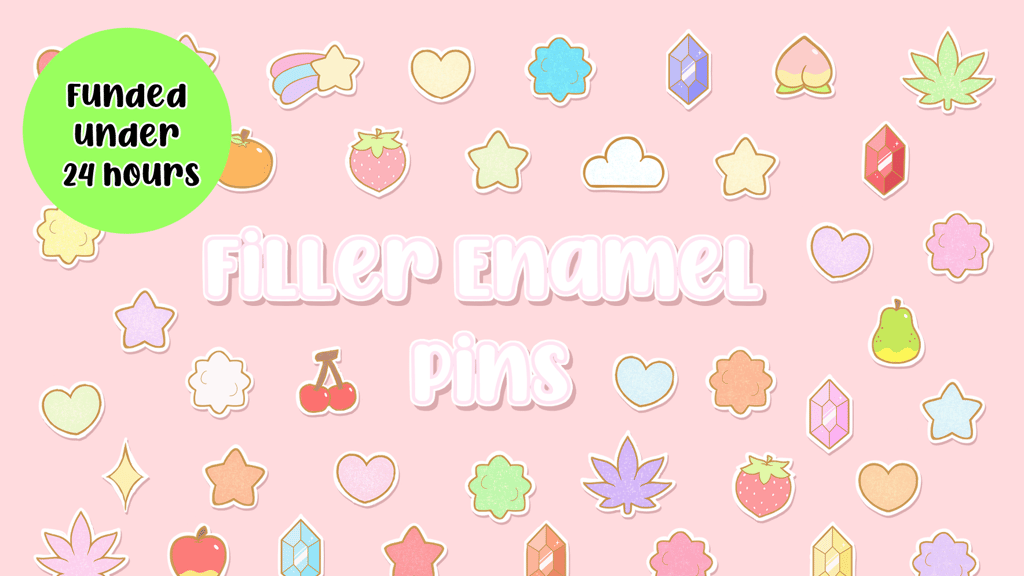 Tiny Filler Enamel Pins