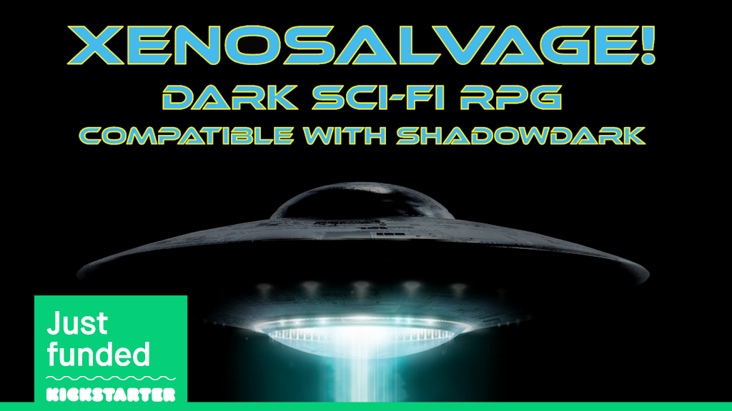 Xenosalvage: Dark Sci-Fi RPG Compatible with Shadowdark