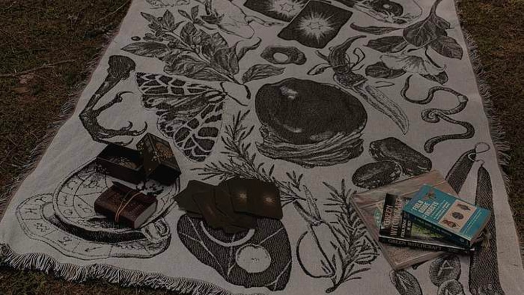 Woodland Divination blanket