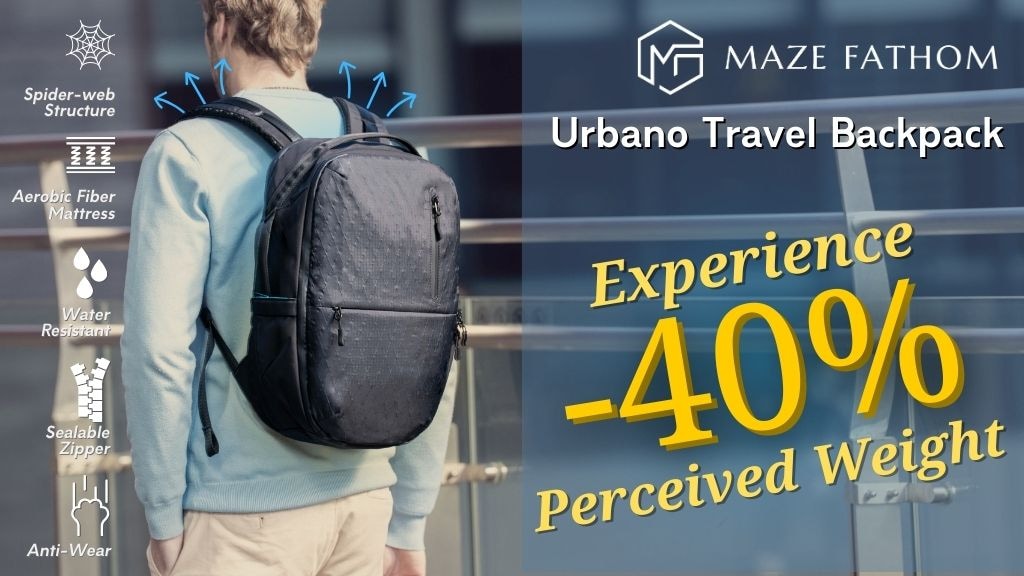 Urbano Travel Backpack by Maze Fathom