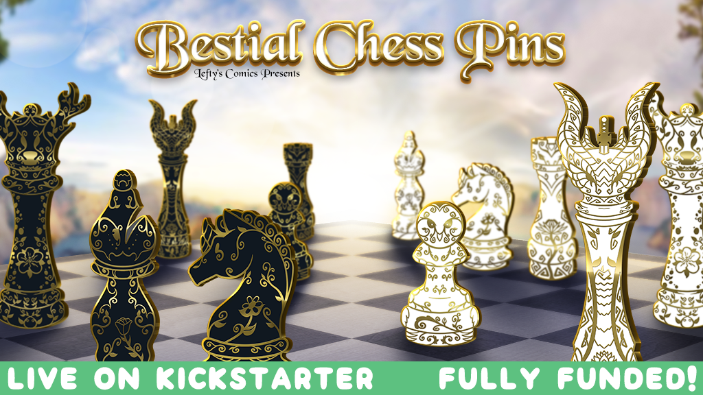 Bestial Chess Pins - Volume 1