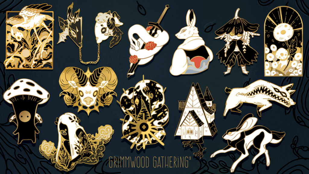 Grimmwood Drift: An Enamel Pin Collection