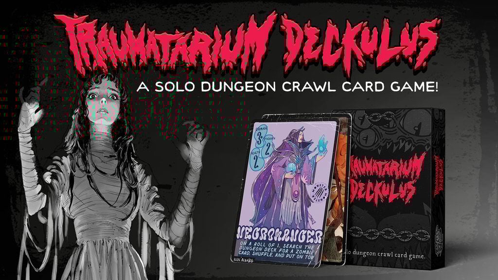 Traumatarium; Deckulus, a Solo Dungeon Crawler Card Game