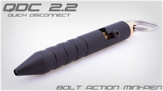 Quick DisConnect, Bolt Action EDC Mini Pen - QDC 2.2
