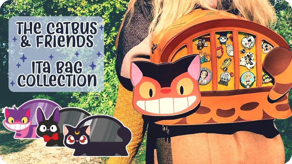 Cat Bus + Friends Ita Bags