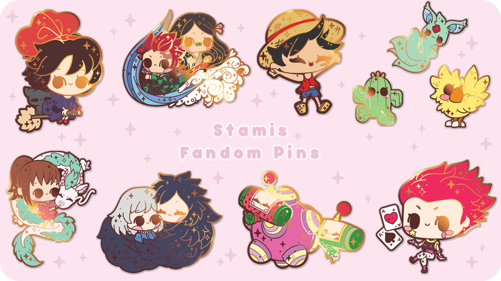 Stami's Fandom Enamel Pin Badge Series