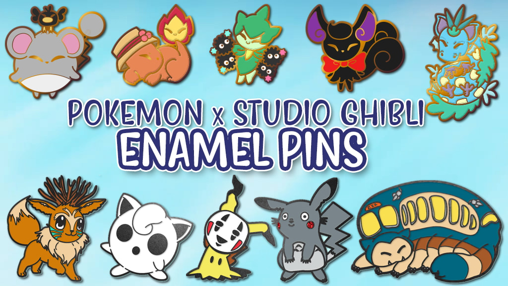 Ghiblimon Enamel Pins - Studio Monsters Pin Badges