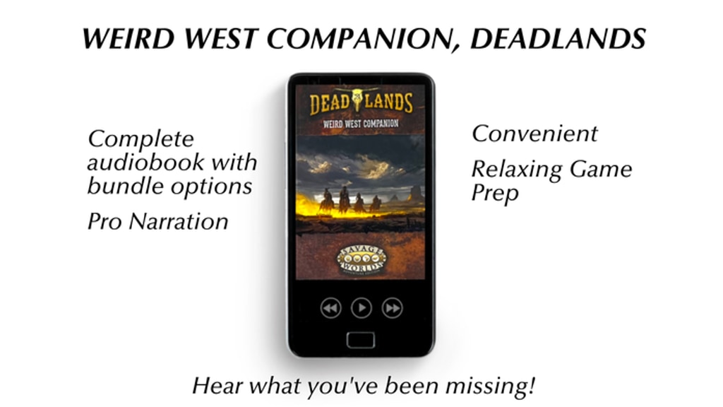 Audiobook of Weird West Companion, Savage Worlds Deadlands