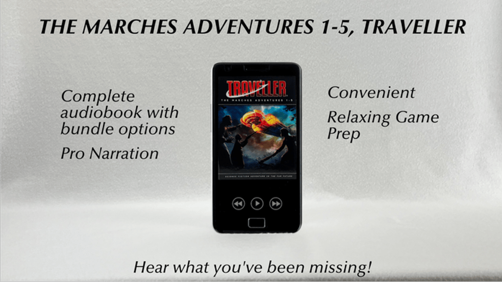 Audiobook of The Marches Adventures 1-5 for Traveller