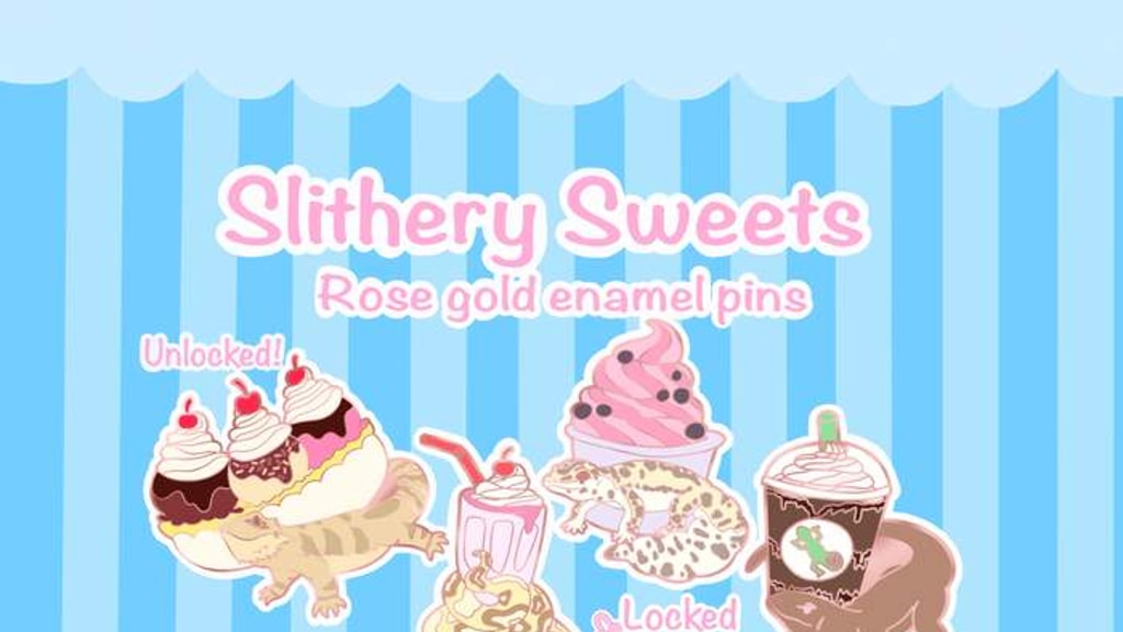 Slithery Sweets Enamel Pins
