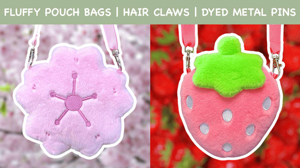 Spring Time Japan | Fluffy Pouch Bags + Accessories
