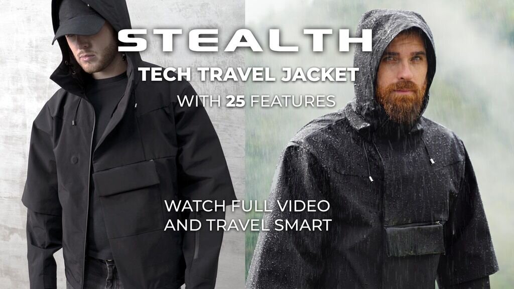 STEALTH: The World's Best TECH TRAVEL JACKET | 25+ Features
