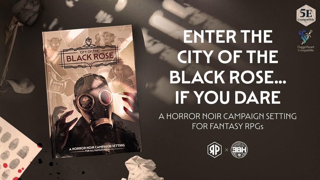 City of the Black Rose: A 5E & Daggerheart Horror Setting