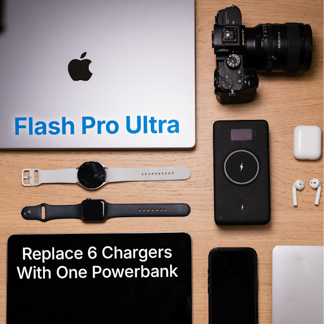Flash Pro Ultra: 1st 275W Powerbank w OLED Screen