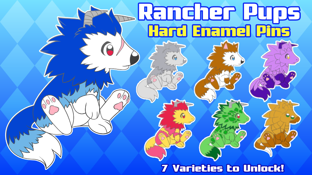 Rancher Pups: Hard Enamel Pins
