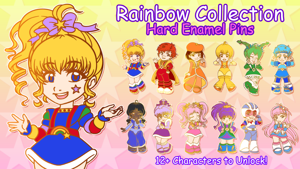 Rainbow Collection Hard Enamel Pins