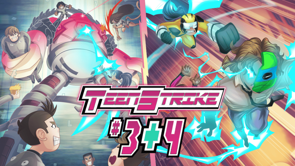 TeenStrike #3&4 A Coming-of-Age Teen Superhero Action Story
