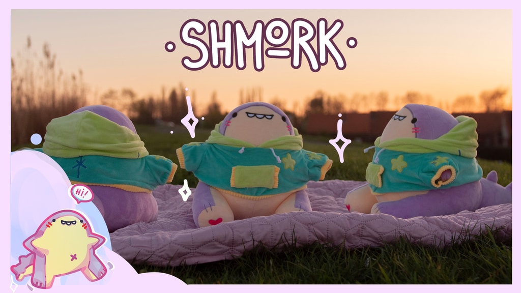 Shmork Plushie - a cute shark with legs!