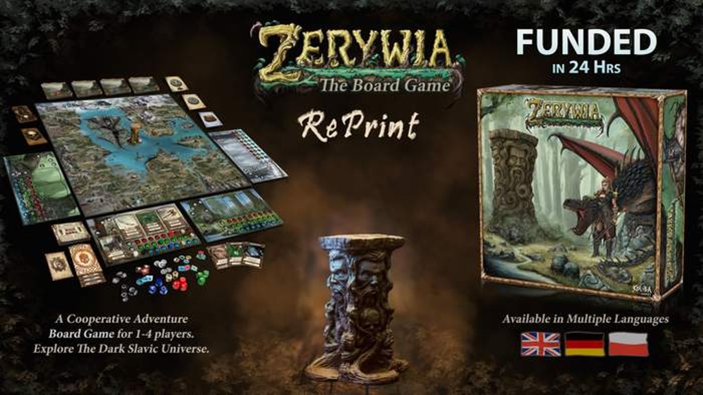 Zerywia The Board Game - Reprint