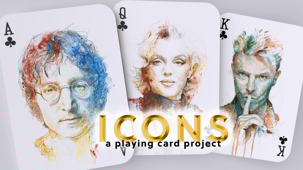 ICONS A Playing Card Project - The 'Clubs' Launch