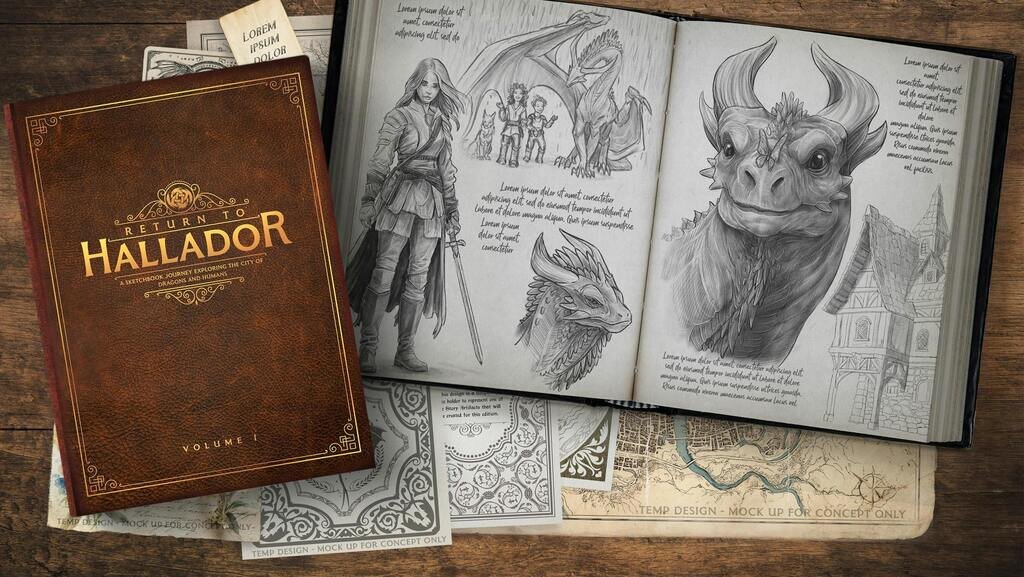 Return to Hallador: A Sketchbook Journal