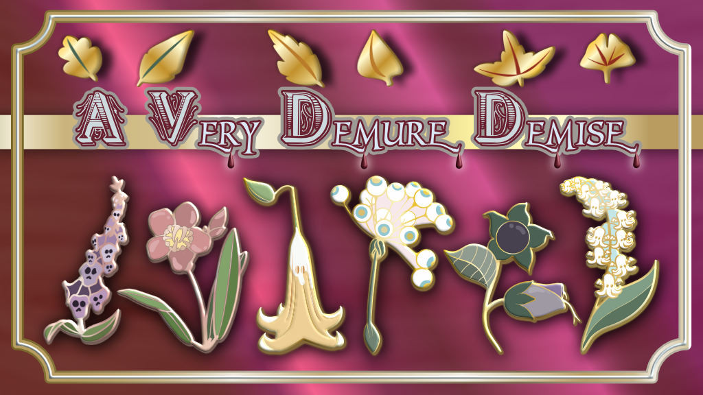 A Very Demure Demise - Hard Enamel Pin Collection