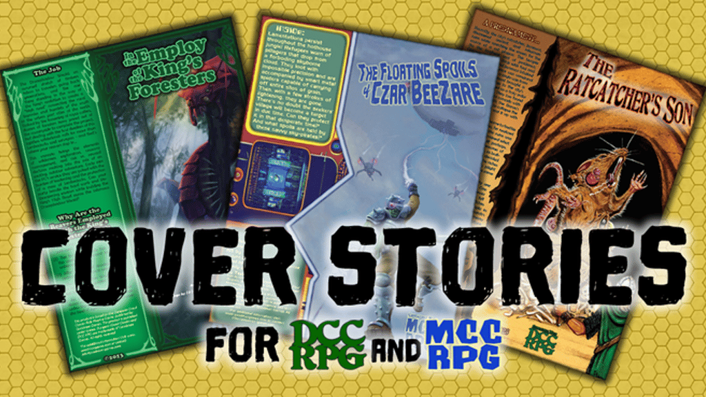 Cover Stories Series 1: Quick Adventures for DCC & MCC RPGs
