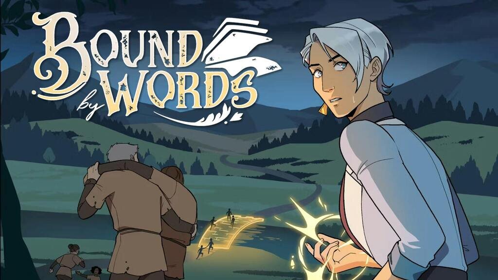 Sapphic Fantasy Romance Comic: Bound by Words #1