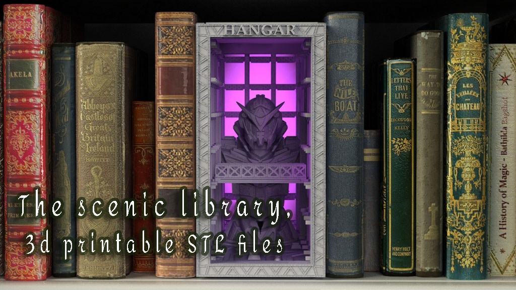 The scenic library, 3d printable STL files