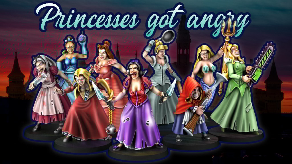 Princesses got angry: 3D printable