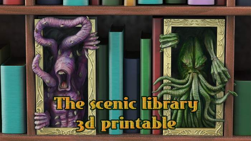 The scenic library, 3d printable
