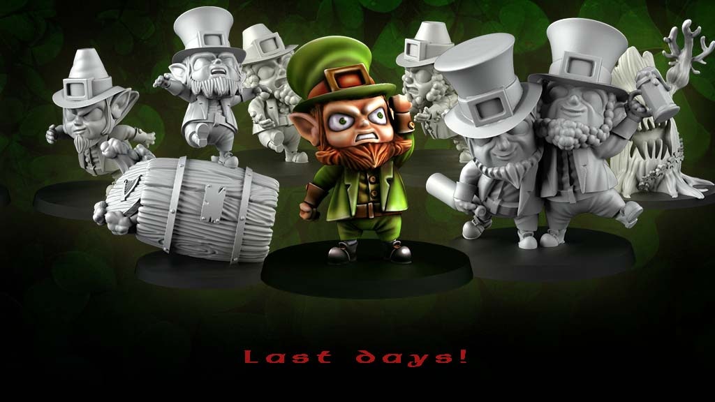 St. patrick's angry leprechaun