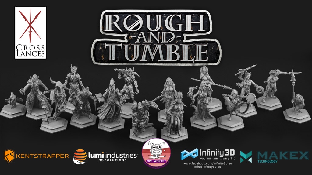 Rough-and-tumble: a 3D Horde