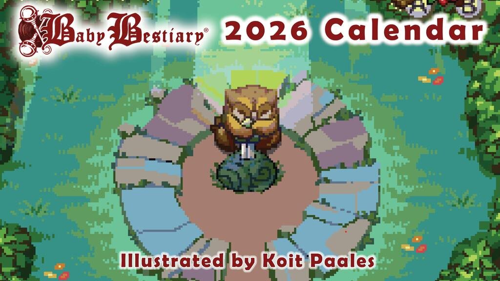 Baby Bestiary 2026 Calendar