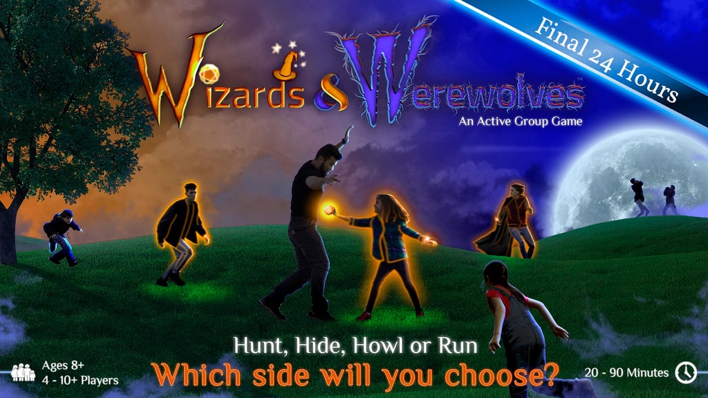 Wizards & Werewolves: A Glow-in-the-Dark Outdoor Game