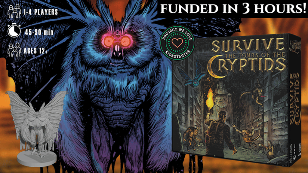 Survive The Tombs of the Cryptids: Solo/Co-op Dungeon Crawl