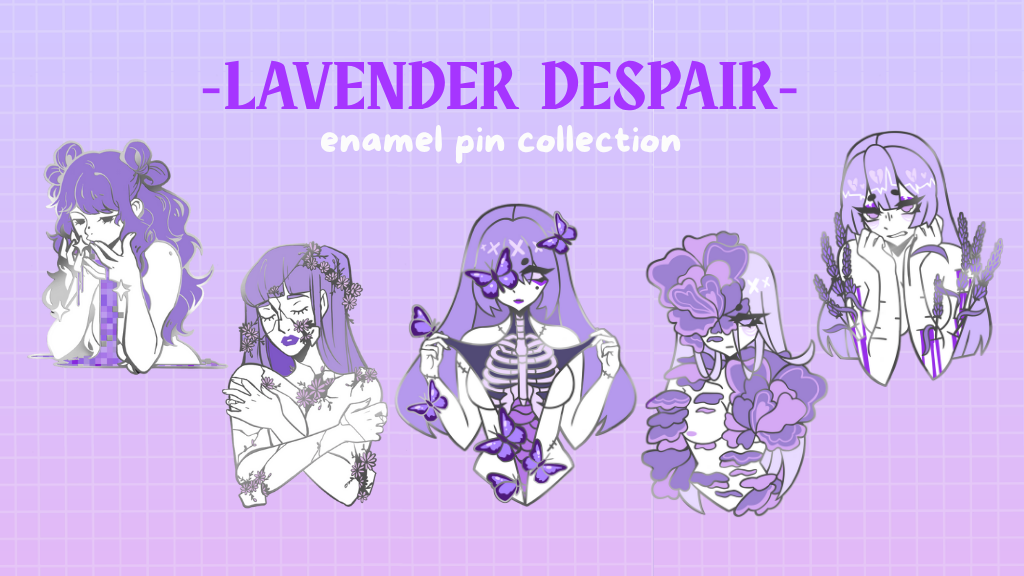 LAVENDER DESPAIR: Enamel Pin Collaboration