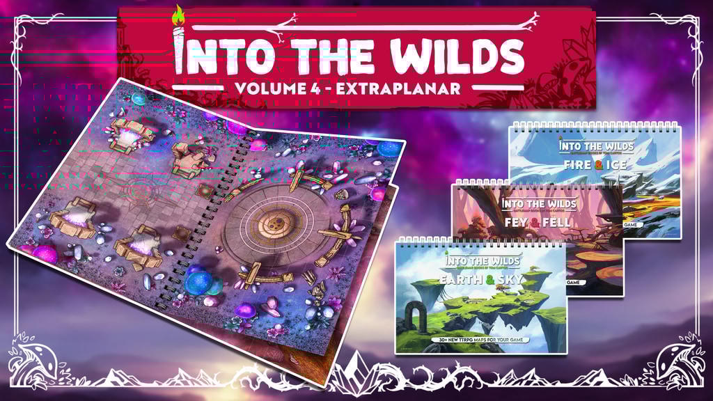 Into the Wilds Battlemap Books Volume 4: Extraplanar