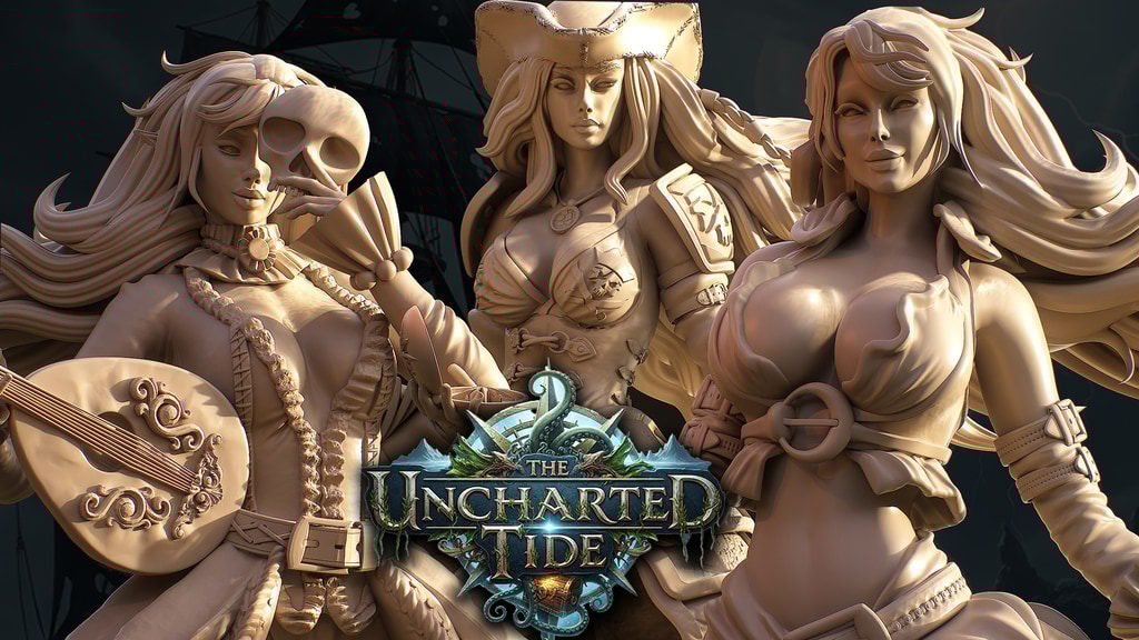 The Uncharted Tide - 3D Printable STL DnD