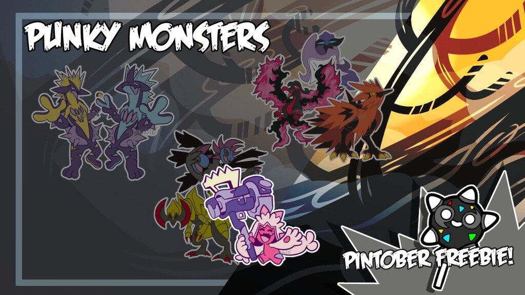 Punky Monsters | Enamel Pins