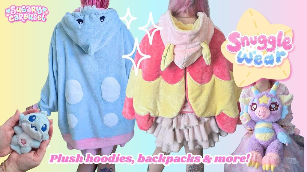 Snuggle-Wear : plush hoodies, backpacks & keychains