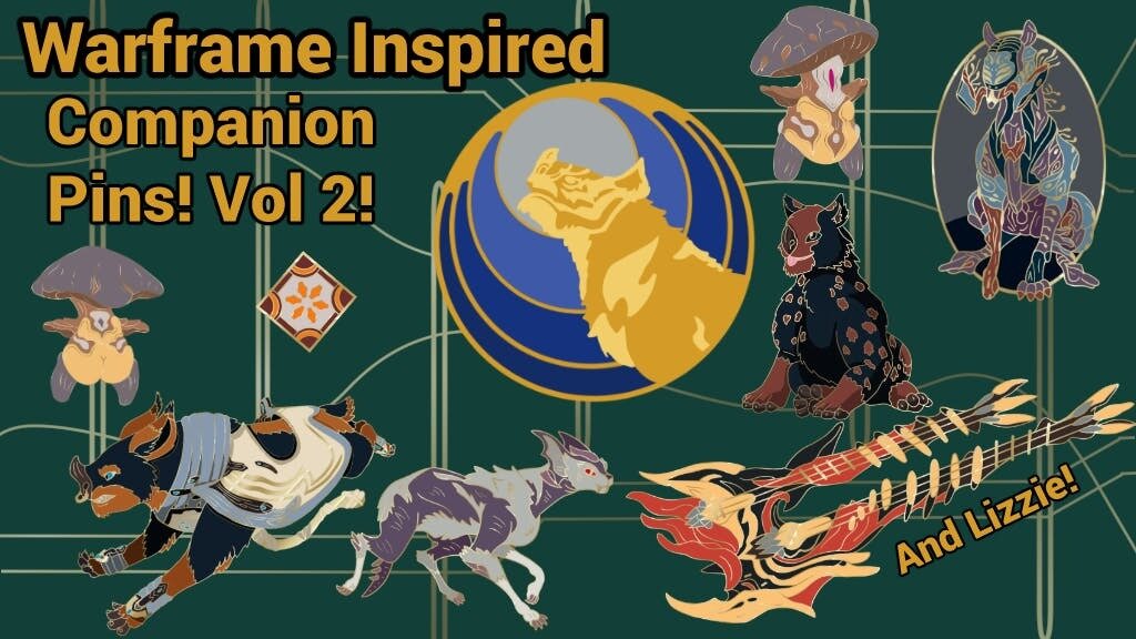 Warframe inspired companion pins vol 2!