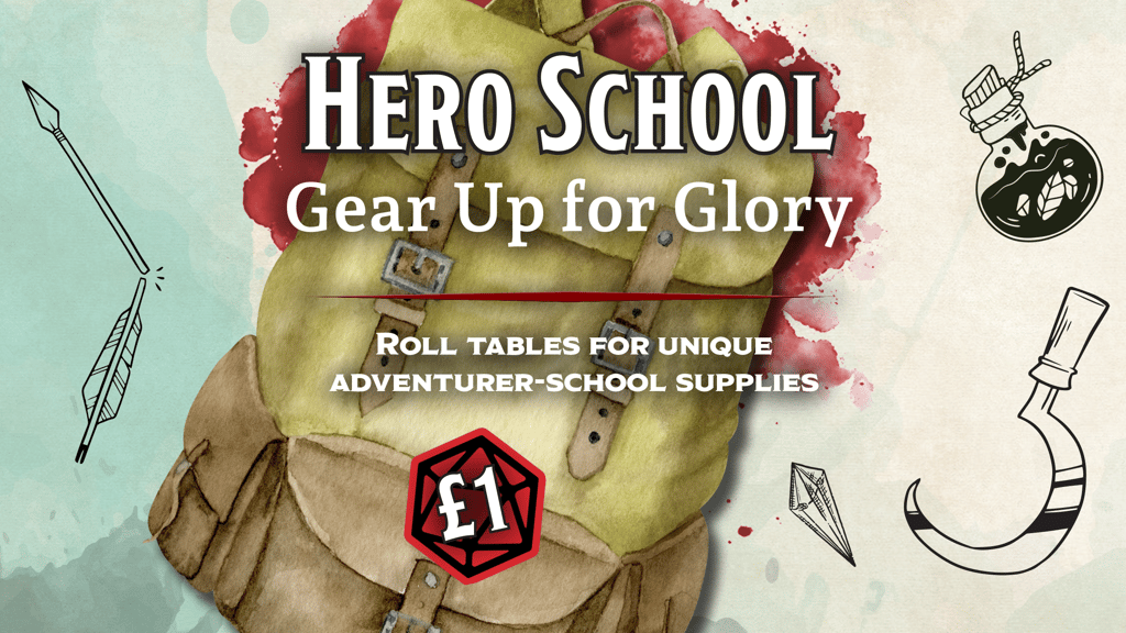 Hero School: Gear up for Glory!