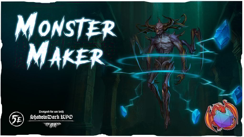 Ugly Wyrmling Monster Maker – Shadowdark & 5E