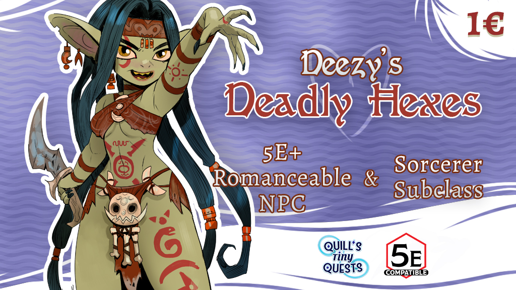 Deezy’s Enthralling Hexes: 5E Goblin GF & Sorcerer Subclass!