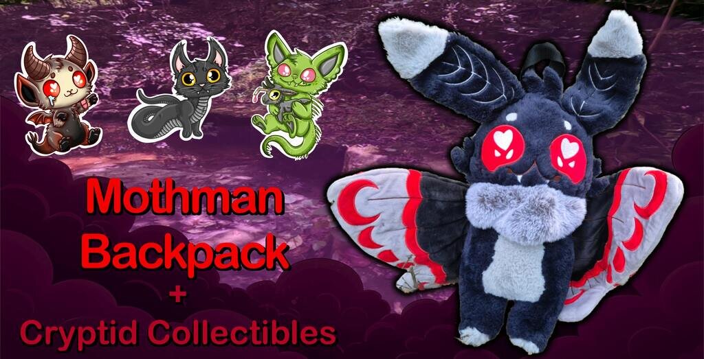 Mothman Backpack + Cryptid Collections