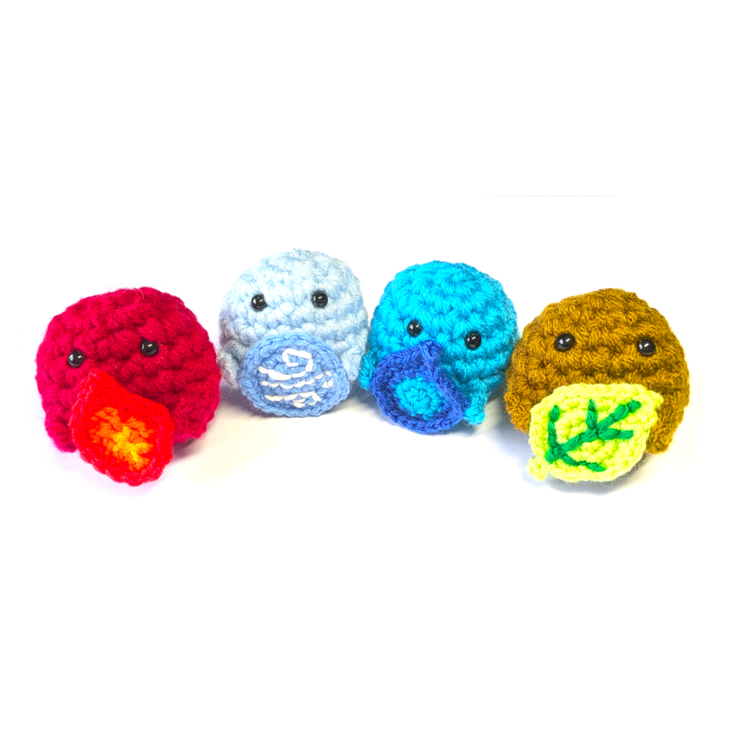 Elemental Sprite Plushies