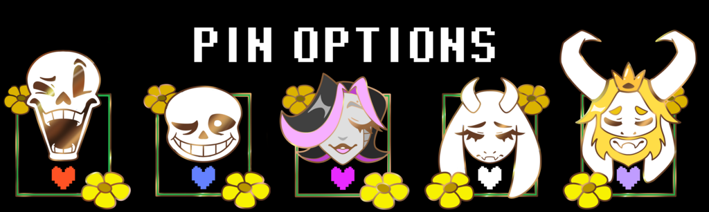 Souls Of The Fallen - An Undertale Pin Collection